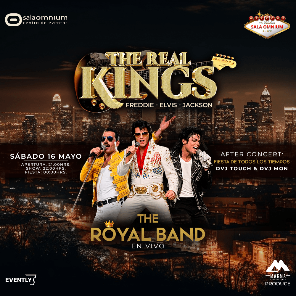 THE KINGS & The Royal Band - Freddie/Elvis/Jackson ** Sala Omnium image}
