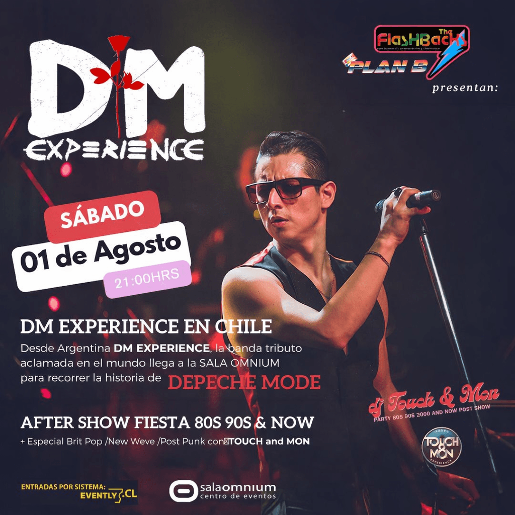DM EXPERIENCE - Tributo DEPECHE MODE + Fiesta 80-90 - Sala Omnium image}